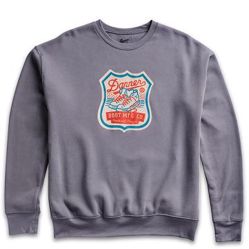 Danner Boot Emblem Sweatshirt Kleidung Herren Grau | DE5013OR