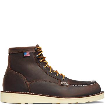 Danner Bull Run Moc Kappe 6" Stiefel Damen Braun | DE4462HK