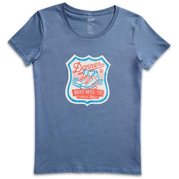 Danner Emblem Tee Kleidung Damen Blau | DE4595ZG