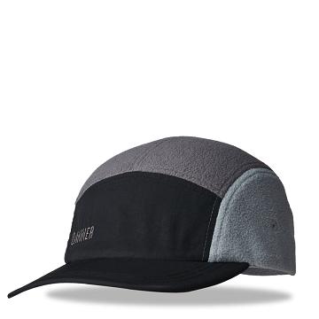 Danner Fleece Lauf Cap Hüte Herren Schwarz Grau | DE5002DN