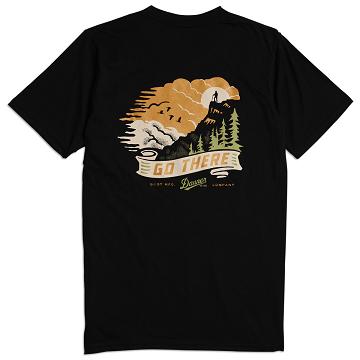 Danner Go There T-Shirt Kleidung Herren Schwarz | DE5014IS