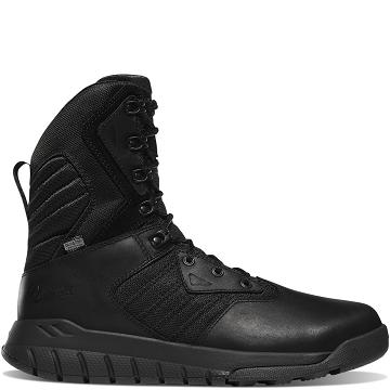 Danner Instinct Tactical 8" Side-Zip Taktische Stiefel Herren Schwarz | DE4672FM