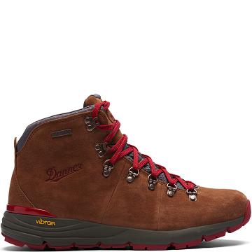 Danner Mountain 600 4.5" Wanderstiefel Herren Braun Rot | DE4797MA