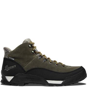 Danner Panorama 6" Wanderstiefel Herren Schwarz Olivgrün | DE4836AP