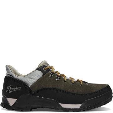Danner Panorama Low 4" Wanderschuhe Herren Schwarz Olivgrün | DE4778SO