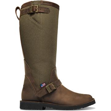 Danner San Angelo Snake Boot 17" Square Kappe Jagdstiefel Herren Braun | DE4754JJ