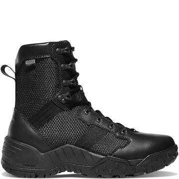 Danner Scorch Side-Zip Dry 8" Taktische Stiefel Herren Schwarz | DE4665EX